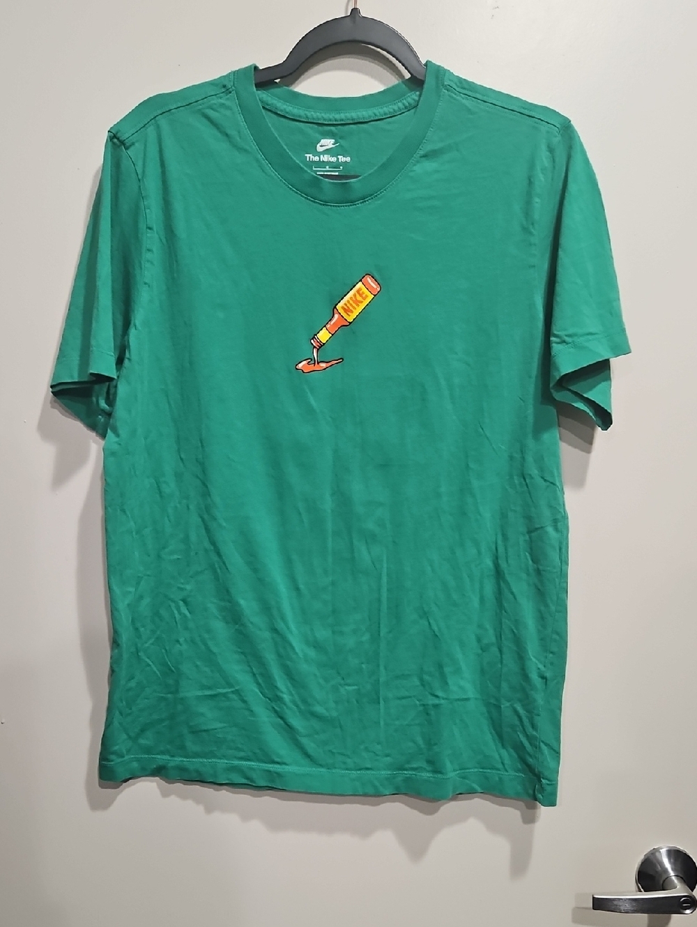 Nike Green Graphic Short-Sleeve Tee Large